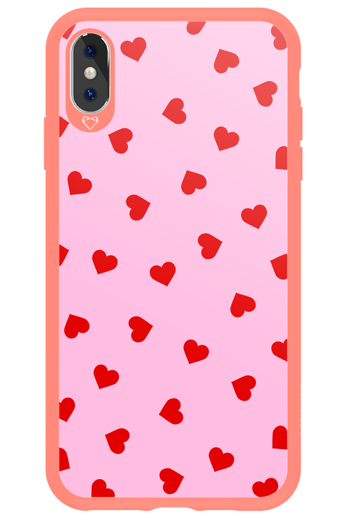 Sprinkle Heart Pink - Apple iPhone XS Max