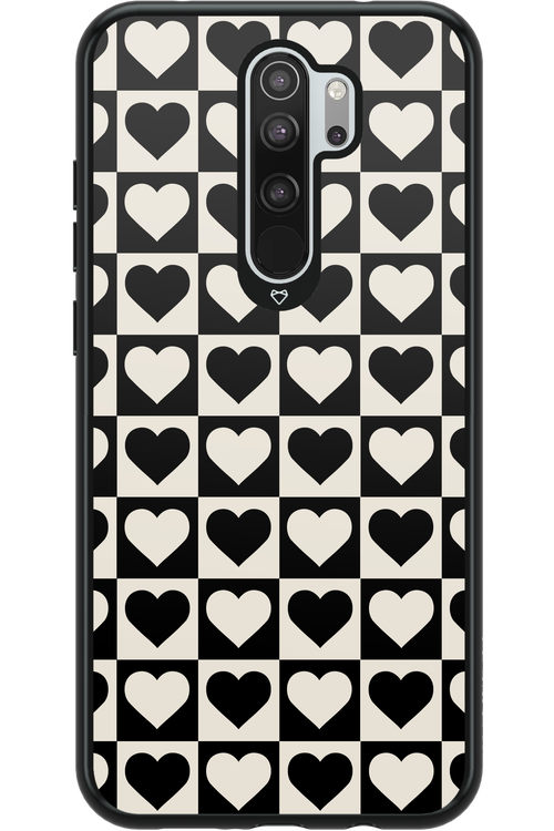 Checkered Heart - Xiaomi Redmi Note 8 Pro