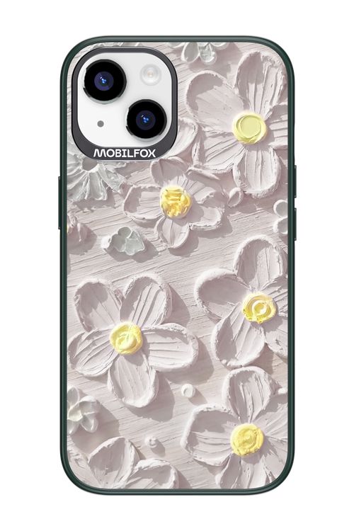 White Flowers - Apple iPhone 14