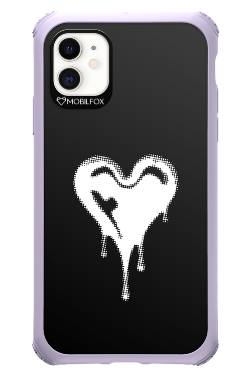 Heart Black - Apple iPhone 11