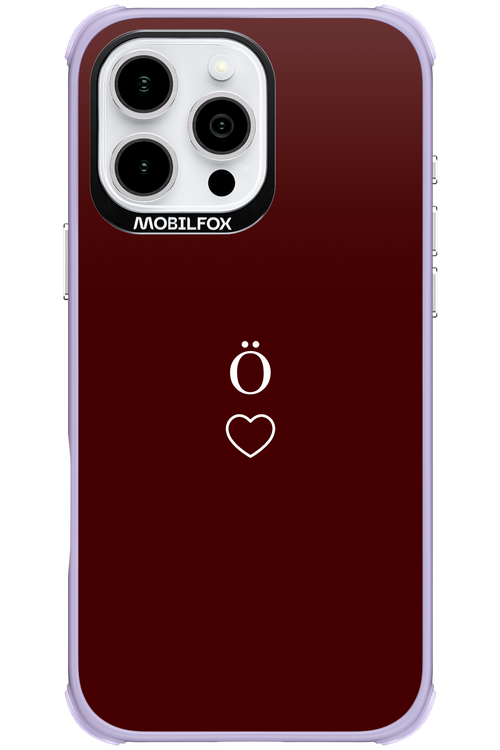 O Burgundia II 2.0 - Apple iPhone 16 Pro Max