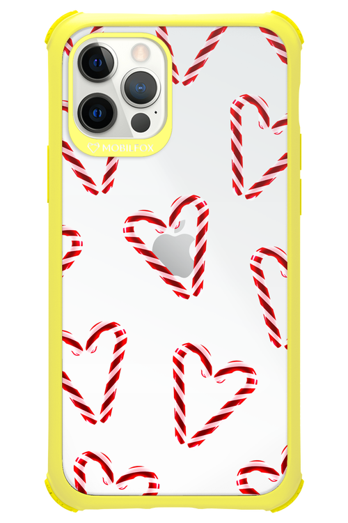 Candy Cane Hearts - Apple iPhone 12 Pro