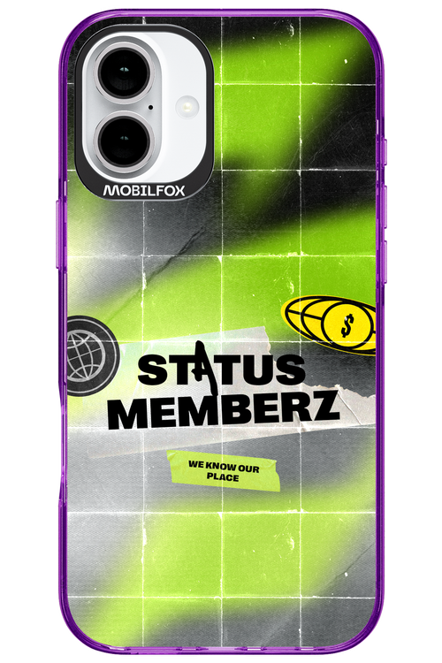 Status Memberz - Apple iPhone 16 Plus