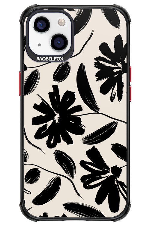 Monochrome Flowerss 2.0 - Apple iPhone 13