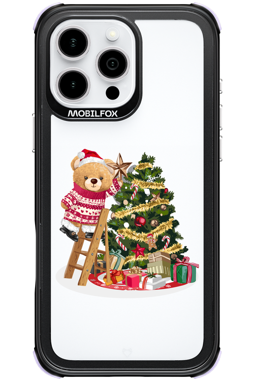 Christmas Bear (Transparent) - Apple iPhone 16 Pro Max