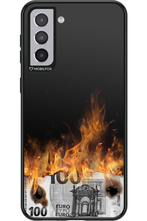 Money Burn Euro - Samsung Galaxy S21+