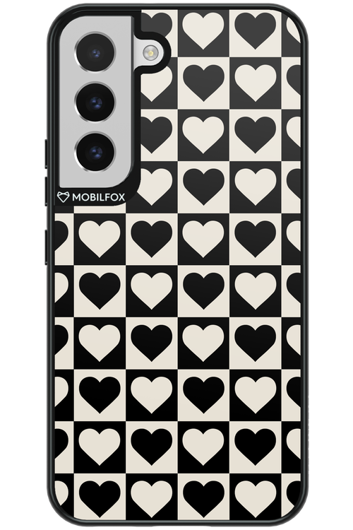 Checkered Heart - Samsung Galaxy S22
