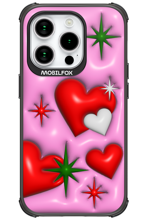 Holiday Hearts - Apple iPhone 15 Pro
