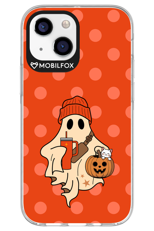 Ghost Girl (Orange) - Apple iPhone 13 Mini