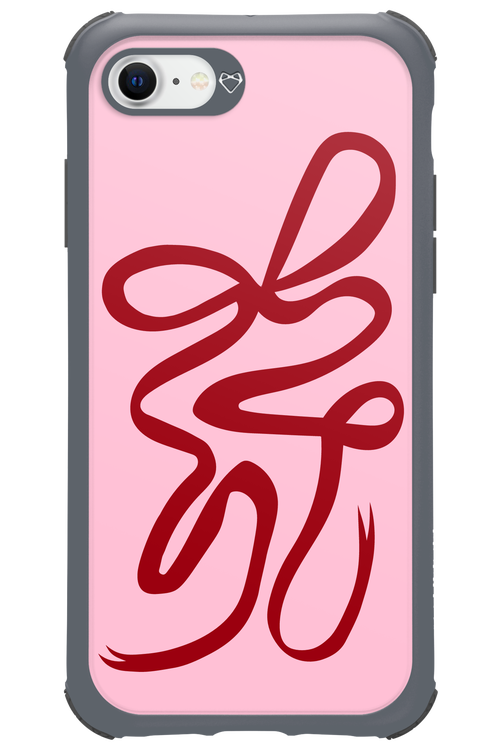 Burgundy Bow - Apple iPhone SE 2020