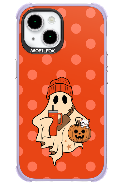 Ghost Girl (Orange) - Apple iPhone 15
