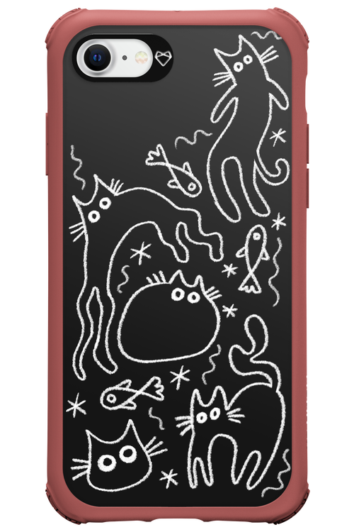 CHALK_CATS 2.0 - Apple iPhone 8