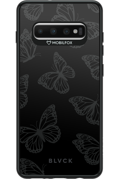 Black Butterflies - Samsung Galaxy S10+