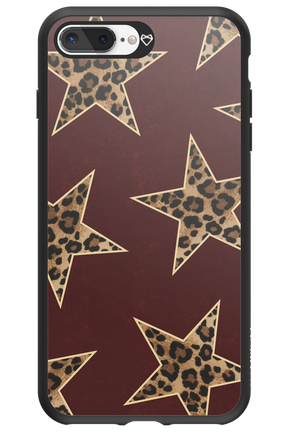 Wild Stars Burgundy - Apple iPhone 8 Plus