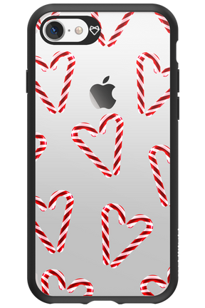 Candy Cane Hearts - Apple iPhone 7