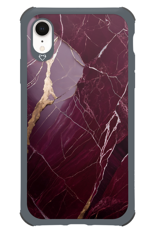 Burgundy Marble - Apple iPhone XR