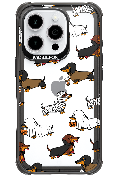 Scary Dachshund (Transparent) - Apple iPhone 16 Pro