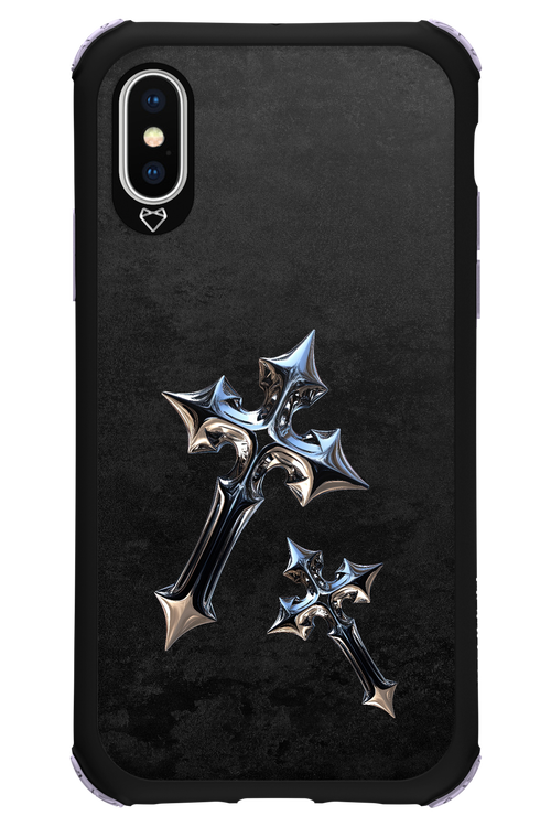 Chrome Crosses - Apple iPhone XS