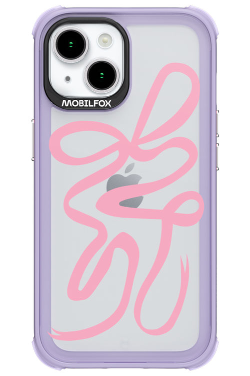 Pink Bow - Apple iPhone 15