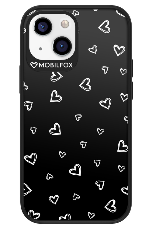 Monochrome Hearts 2.0 - Apple iPhone 13 Mini