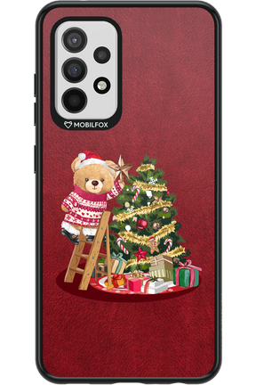 Christmas Bear (Burgundy) - Samsung Galaxy A52 / A52 5G / A52s