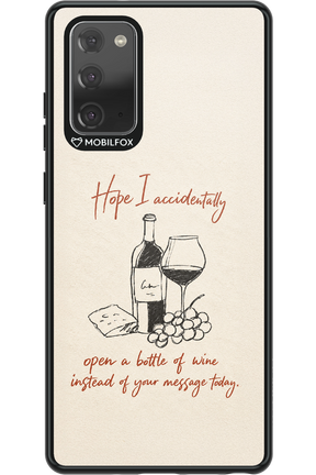 Bottle of wine 2.0 - Samsung Galaxy Note 20
