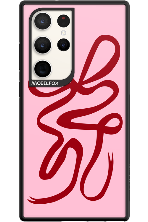 Burgundy Bow - Samsung Galaxy S23 Ultra