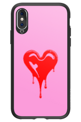 Heart Pink - Apple iPhone X