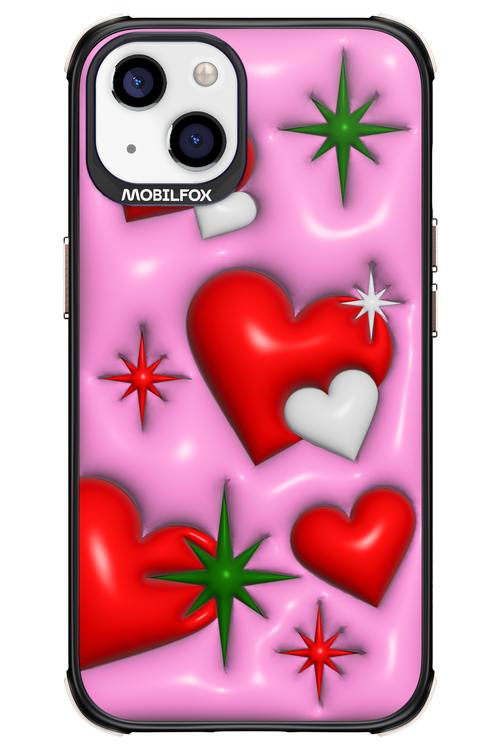 Holiday Hearts - Apple iPhone 13