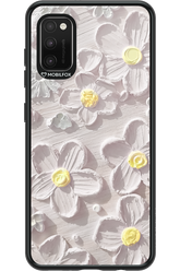 White Flowers - Samsung Galaxy A41