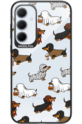 Scary Dachshund (Transparent) - Samsung Galaxy A35