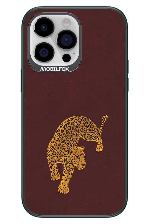 Burgundy Leopard - Apple iPhone 14 Pro Max