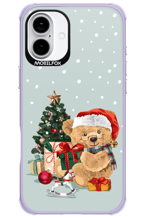 Merry Christmas Bear - Apple iPhone 16 Plus
