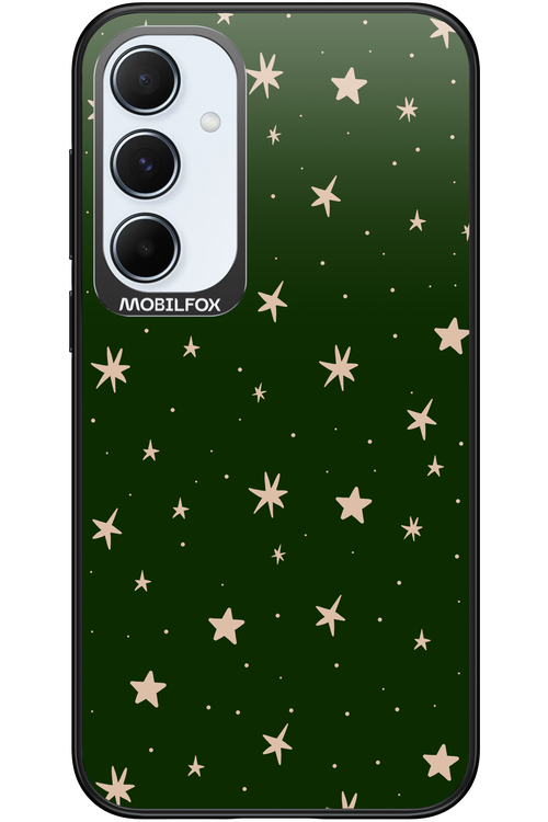 Forest Green Stars - Samsung Galaxy A55