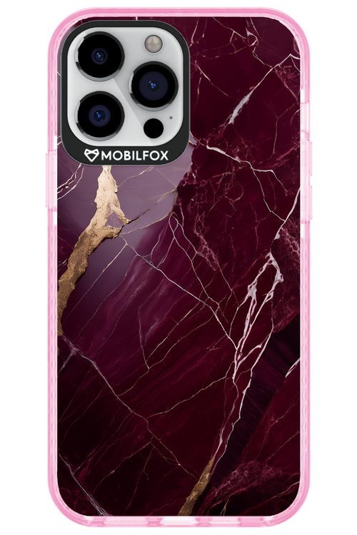 Burgundy Marble - Apple iPhone 13 Pro Max