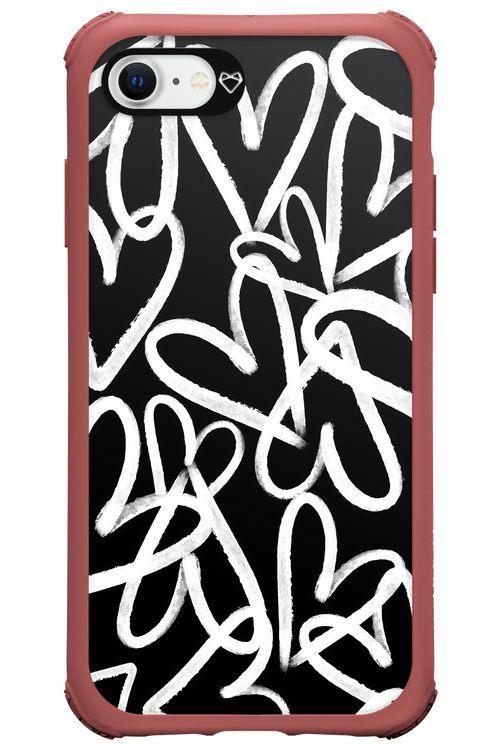 Heart Lines - Apple iPhone SE 2020