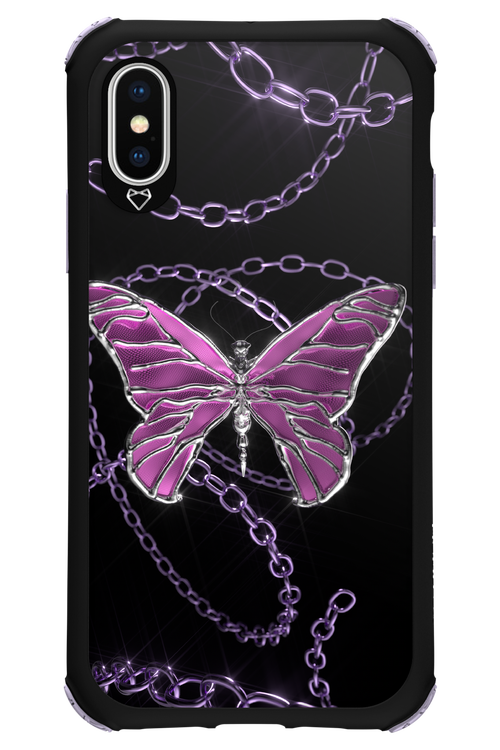 Butterfly Necklace - Apple iPhone XS