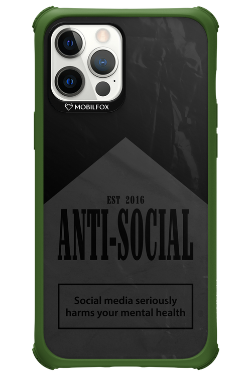 ANTI-SOCIAL (BLVCK) 2.0 - Apple iPhone 12 Pro Max