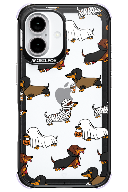 Scary Dachshund (Transparent) - Apple iPhone 16