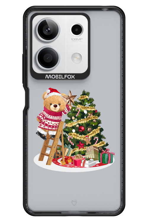 Christmas Bear (Transparent) - Xiaomi Redmi Note 13 5G