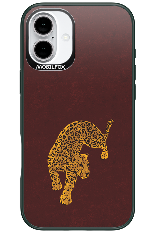 Burgundy Leopard - Apple iPhone 16 Plus