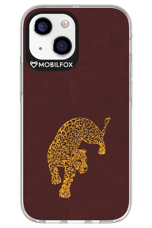 Burgundy Leopard - Apple iPhone 13 Mini