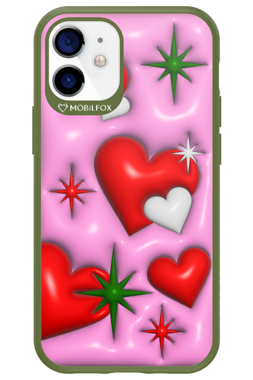 Holiday Hearts - Apple iPhone 12 Mini