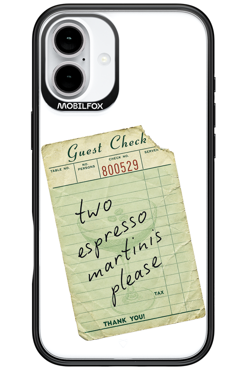 Espresso Martini 2.0 - Apple iPhone 16 Plus