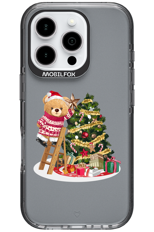 Christmas Bear (Transparent) - Apple iPhone 16 Pro