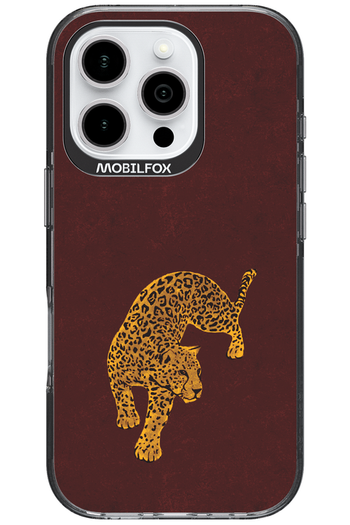 Burgundy Leopard - Apple iPhone 16 Pro