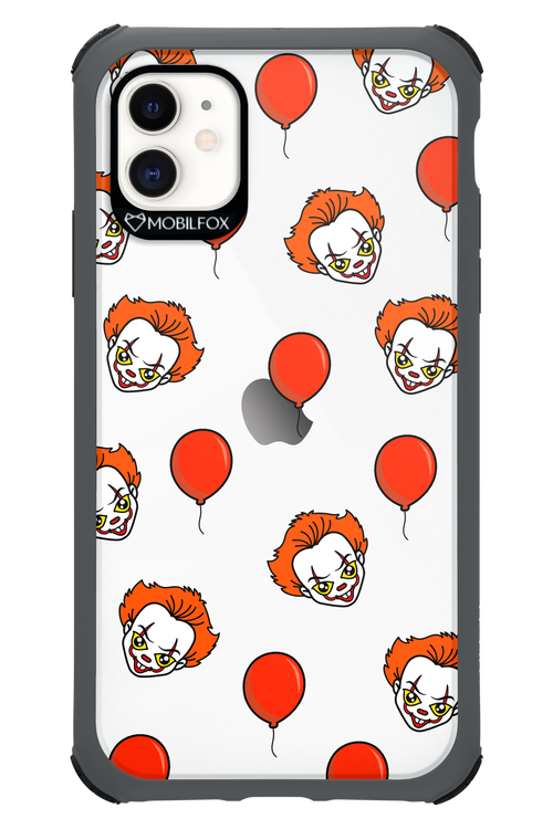 Mystery Clown (Transparent) - Apple iPhone 11