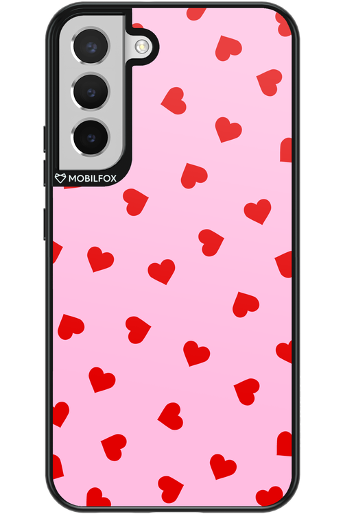 Sprinkle Heart Pink - Samsung Galaxy S22+