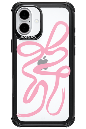 Pink Bow - Apple iPhone 16 Plus