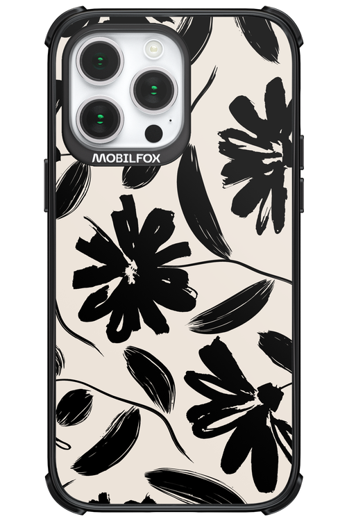 Monochrome Flowerss - Apple iPhone 14 Pro Max